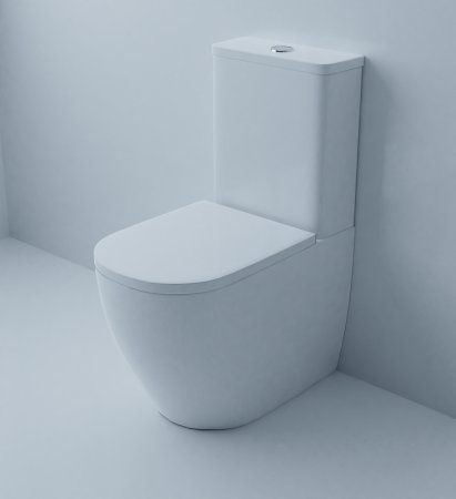 Унитаз компакт Azario Renda AZ-8693 с бачком и сиденьем Микролифт 