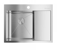 Мойка кухонная Omoikiri Akisame 65-IN-L нержавеющая сталь