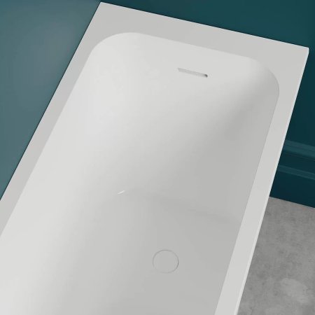 Ванна из искусственного камня Salini Orlanda Kit 160х70 102125M Белая матовая 