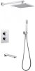 Душевая система Abber Insel AF8050 с термостатом Хром 