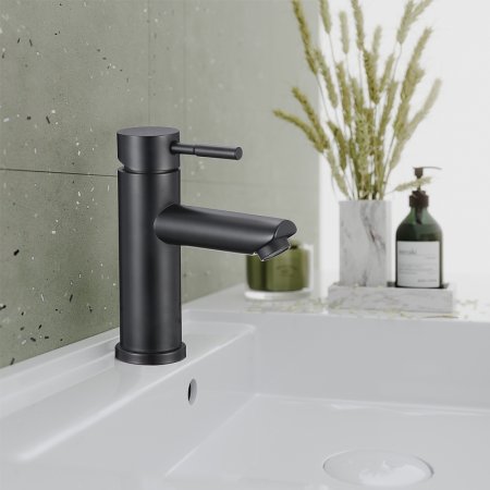 Смеситель для раковины Olive's Balear 13100BLB Черный матовый 