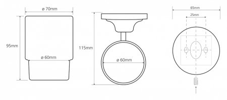 Стакан Bemeta Retro 144210018 