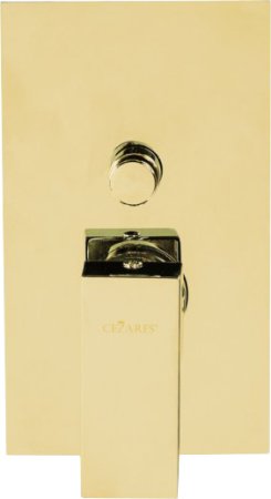 Смеситель Cezares Unika VDIM-03/24 С ВНУТРЕННЕЙ ЧАСТЬЮ, для душа, золото 