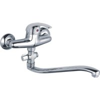 Смеситель однорычажный для ванны длинный излив30S HAIBA CRON CN2129