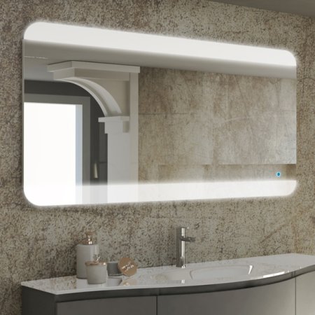 Зеркало Cezares 45006 c LED-подсветкой touch system 136х70 