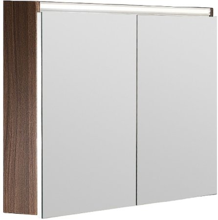 Зеркальный шкаф Boheme Armadi Art Vallessi 80 547-D с подсветкой Dark oak 