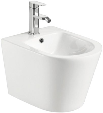 Биде BelBagno Flay-R BB053BH подвесное Белое 