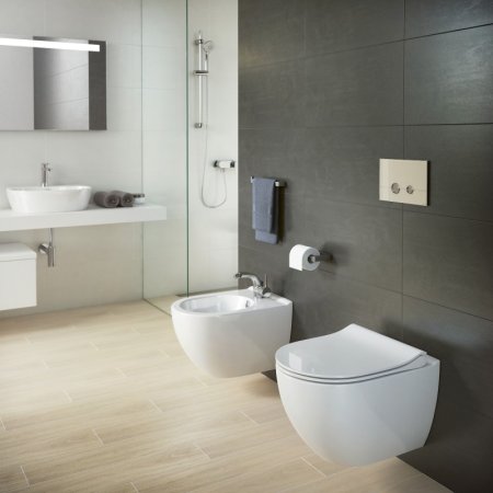 Кнопка смыва Cersanit STERO P-BU-STE/Azg/Gl лазурная 