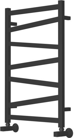 Полотенцесушитель водяной Point Феникс PN15158B П7 500x800, черный 