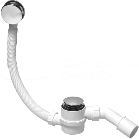 Слив-перелив для ванны McAlpine MRB12 52 мм. хром 