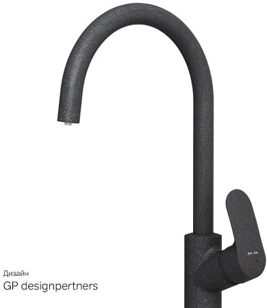 Смеситель для кухни AM.PM Like F8007722 Черный 