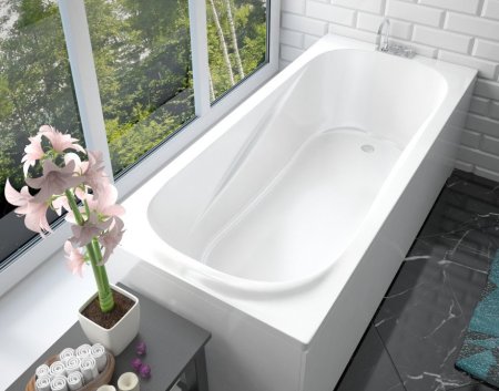 Ванна из литьевого мрамора Эстет Альфа 170 170x70 