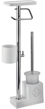 Напольная стойка Gappo G902-1 Хром Белый 