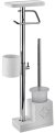 Напольная стойка Gappo G902-1 Хром Белый 