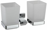 Стакан для зубных щеток Gappo G0708 двойной Хром