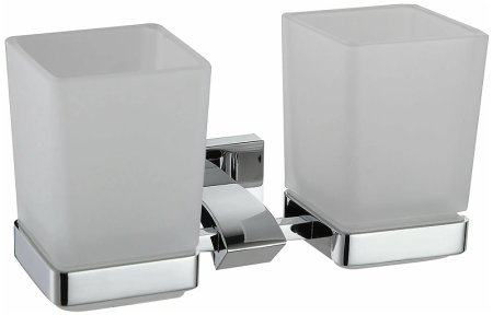 Стакан для зубных щеток Gappo G0708 двойной Хром 