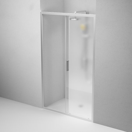 Душевая дверь AM.PM Gem 120 W90G-120-1-195MM профиль Хром матовый стекло матовое-прозрачное 