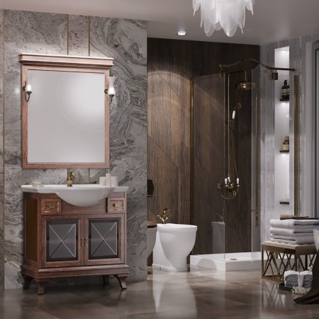 Зеркало Opadiris Борджи 85 Z0000012701 Светлый орех 