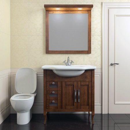 Зеркало Opadiris Мираж 80 Z0000006875 Светлый орех 