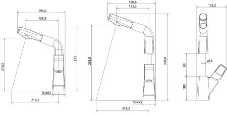 Смеситель Lemark для кухни/раковины Soul (LM6008BL) 