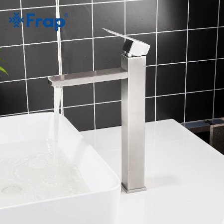 Смеситель для раковины Frap H802 F10802-2 Сатин 