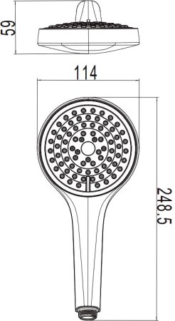 Душевая лейка Villeroy & Boch Embrace TVS1084120261 