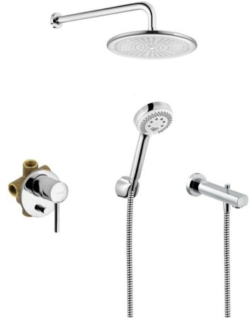 Душевая система Kludi Bozz 386310576 Хром 