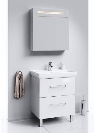 Зеркальный шкаф Aqwella Нео 70 Neo.04.07 с подсветкой Белый 