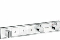 Смеситель для душа Hansgrohe RainSelect 15356400 c термостатом Белый Хром