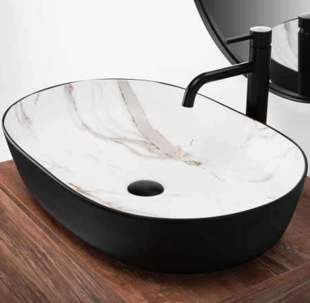 Раковина 60,5х41 см Rea Cleo REA-U6625 