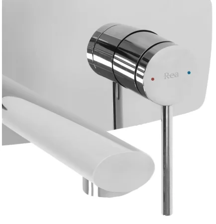 Смеситель для раковины без донного клапана Rea Oval REA-B5124 