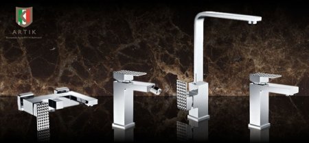 Смеситель для биде Bronze de Luxe Grani W980 Хром 