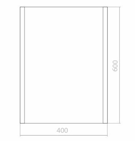 Зеркало Creto Vessel 40 9-400600V с подсветкой с датчиком движения 