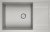Мойка кухонная Paulmark PM317850-GR серая 