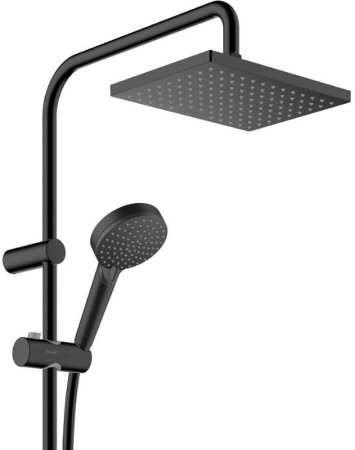 Душевая система Hansgrohe Vernis Shape Showerpipe 26282670 Черный матовый 