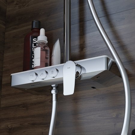 Душевая система Iddis Shelfy SHESB3Bi06 Хром 