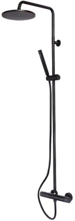 Душевая система Bossini Cosmo L10095.073 Черная матовая 