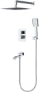 Душевая система Gappo G7107-40 с термостатом Хром