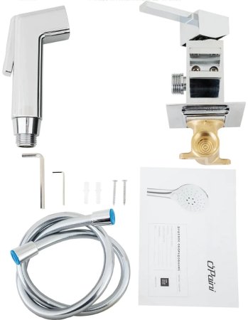 Гигиенический душ со смесителем Paini Prato 53CR442QLM Хром 