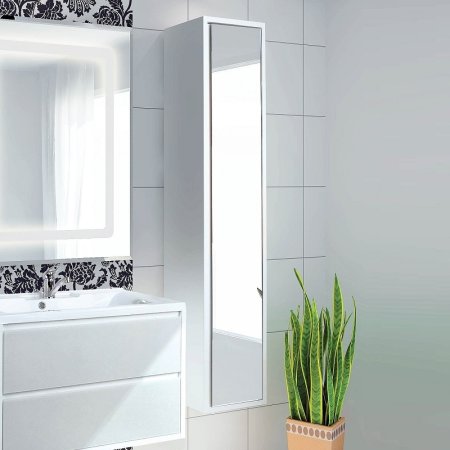 Шкаф пенал Aquaton Римини 30 1A232703RN010 подвесной Белый глянец 