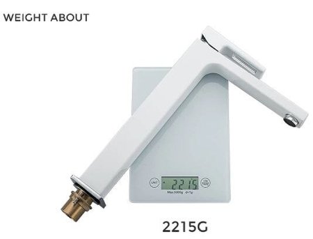 Смеситель для раковины Gappo G17-8 G1017-2 Белый Хром 