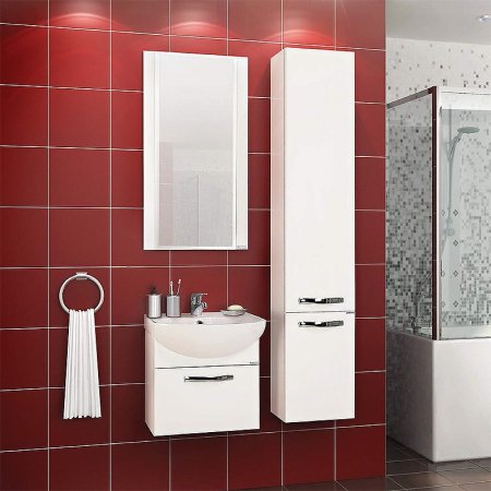 Зеркало Aquaton Ария 50 1A140102AA010 Белое 