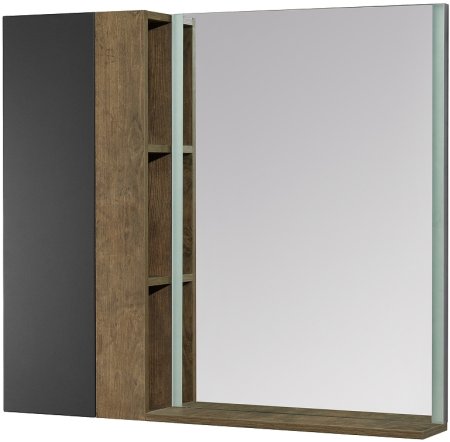 Зеркало Aquaton Терра 61 1A247302TEDY0 с подсветкой Дуб кантри 