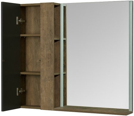 Зеркало Aquaton Терра 61 1A247302TEDY0 с подсветкой Дуб кантри 