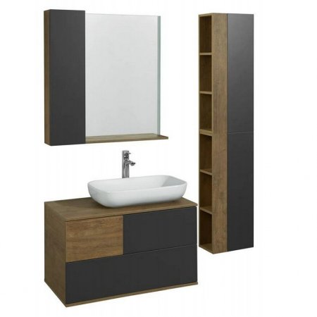 Зеркало Aquaton Терра 61 1A247302TEDY0 с подсветкой Дуб кантри 