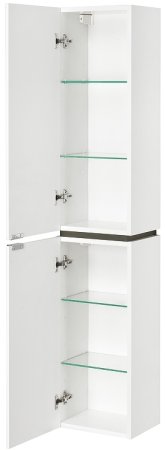 Шкаф пенал Aquaton Скай 30 1A238603SY01L подвесной Белый 