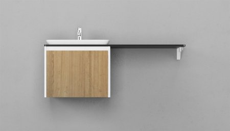 Тумба подвесная VELVEX Klaufs 56*60.1Y шатанэ-белый 