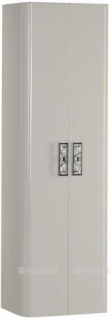 Шкаф-пенал для ванной Aquanet Паллада 50 слоновая кость 