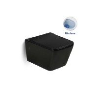 Унитаз подвесной Vincea Q-Line VT1-12MB безободковый, чёрный Унитаз подвесной Vincea Q-Line VT1-12MB безободковый, чёрный