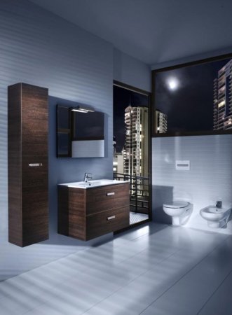 Шкаф пенал Roca Victoria Nord 30 ZRU9000025 подвесной Венге 